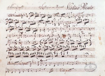 Partitura musicale dell