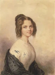 Anne Charlotte Lynch, in seguito signora Vincenzo Botta, ca. 1847.