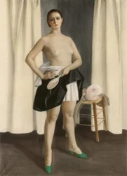 Donna seminuda