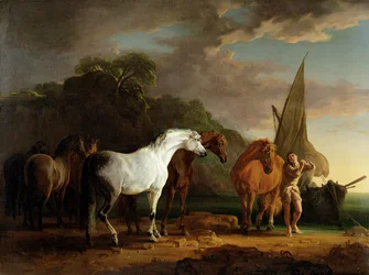 Gulliver che prende congedo definitivo dalla terra degli Houyhnhnms, c.1769