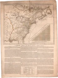 Mappa del Nord America - Guerra d
