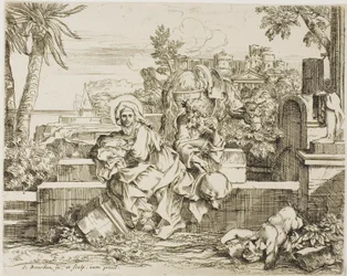 Riposo durante la fuga in Egitto