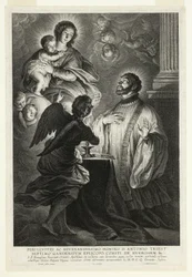 La Vergine e il Bambino che appaiono a San Francesco Saverio