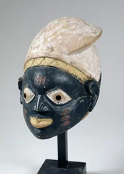 Maschera Gelede dalla società Yoruba, Nigeria