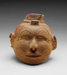 Vaso effigie della testa