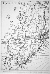 Mappa della Pennsylvania all