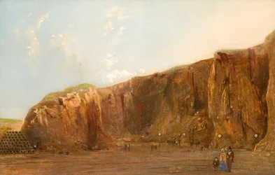 Montagna di Holyhead 1857; preparazione per la grande esplosione