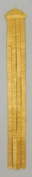 Banderola/Appendice del tempio, c. XVIII secolo