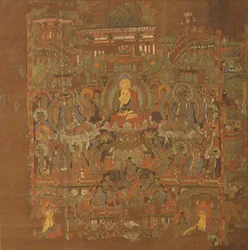 Paradiso di Bhaisajyaguru, VIII-IX secolo, Tunhuang