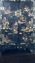Armadio decorato, Coromandel
