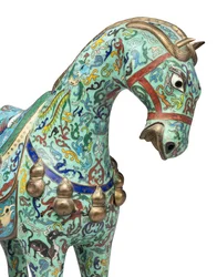 Cavallo, XX secolo (smalto cloisonné)