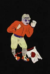Carta dipinta o "Jian Zhi", arte popolare cinese, Pekin.