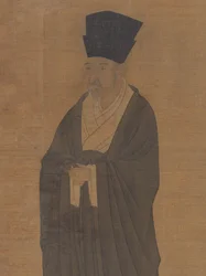 Ritratto di Bi Shichang, dal set Cinque vecchi di Suiyang, prima del 1056 (foglio d