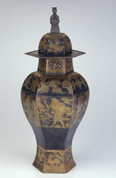 Vaso e coperchio, dinastia Ming