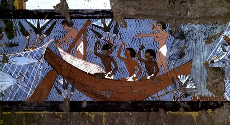 Luxor, Tebe: Riva sinistra del Nilo. Sito di DEIR EL MADINEH. Villaggio e necropoli degli artigiani: tomba di IPOUY XVIII dinastia.