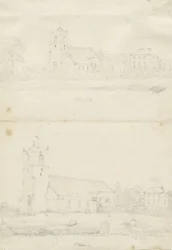 Chiesa di Blymhill: disegni a matita, nd [1797]