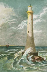 Faro di Eddystone al largo di Plymouth