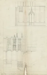 Interno della Cattedrale di Lichfield - Estremità ovest del coro