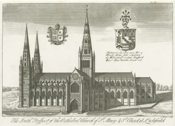Lichfield Cathedral - Vista Sud