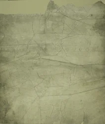 Mappa di Willesden, Londra (litografia)