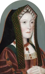 Ritratto di signora, presumibilmente Lady Margaret Percy, contessa di Cumberland (olio su tavola)