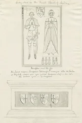 Chiesa di Sandon - Tomba di Sampson Erdeswicke ed Elizabeth [Grey]