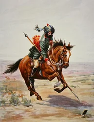 Tent Pegging, cavalleria indiana