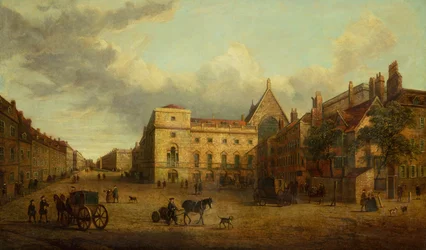 Vista di Whitehall con Old Palace Yard
