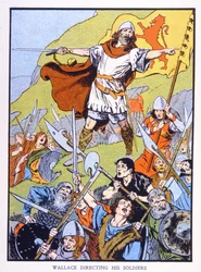 William Wallace dirige i suoi soldati