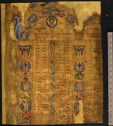 Tavole canoniche, VI-VII secolo, Add MS 5111, f.11r
