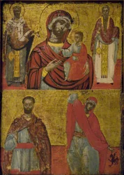 Madonna, bambino e santi