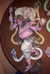 Idolo del dio elefante Ganesh