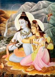 Signore Shiva Shanker Parvati