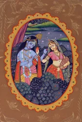 Miniatura di Radha Krishna