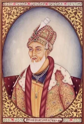 Ritratto di Bahadur Shah II (1775-1862)