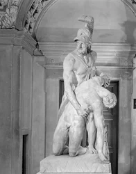 Menelao che sostiene il corpo di Patroclo, copia di un originale greco