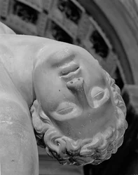 Menelao che sostiene il corpo di Patroclo, copia di un originale greco (marmo)