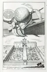 Villa del Marchese Spolverini di Verona, da "Ville, Giardini e Paesaggi a Venezia" di A. Volkamer