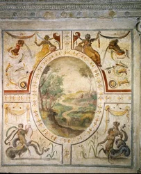 Parete nel bagno di Cosimo I de
