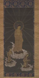 Discesa di Amida, o Raigo, Periodo Muromachi c.1333-1568