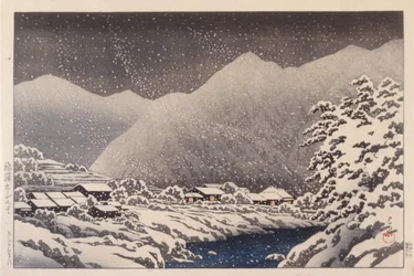 Valle di Hida in inverno