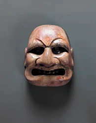 Maschera teatrale, periodo Asuka e Nara (552-794)