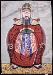 Okhwangsangje (colore su seta)