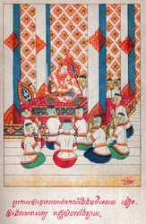 Mahajanaka Jataka (illustrazione)