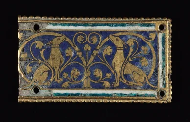 Placca, probabilmente da un reliquiario, c.1200-1250