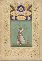 Principessa che fuma il narghilè (nel ruolo di Salabhanjika)
