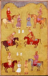 Arte islamica: la partita di polo