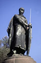 Statua del Re Afonso I, Guimaraes, Portogallo