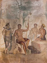 Meleagro e Atalanta, Pompei