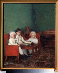 Bambini in un interno